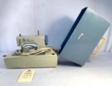 Vintage Penneys electric child size sewing machine in case
