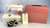 Vintage Seers child size sewing machine in case