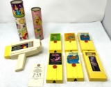 Vintage Fisher-Price movie viewer and kaleidoscopes