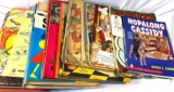 Flat of Vintage Children's books and Magazines