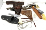 Vintage toy guns and holsters