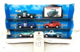 Vintage Chevy trucks display