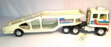 Vintage Nylint GMC Auto Transport Truck and Trailer
