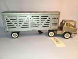 Vintage Structo livestock truck and trailer