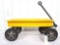 Vintage Childs Yellow Wagon