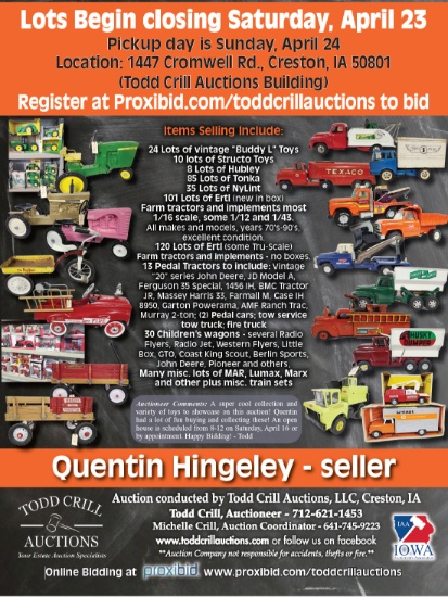 QUENTIN HINGELEY ONLINE ONLY TOY AUCTION