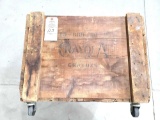 Antique Crayola Wood Shipping Crate