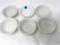 Six vintage Buffalo China dishes