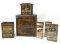 Antique tin containers