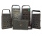 Five antique graters