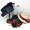 Vintage hats and stands