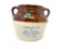Vintage Rhoades Food Shop crock bean pot