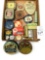 Vintage medicine advertising tins and lighters