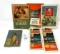 1942 Watkins Almanac, corn products cook book, New York maps, World Map III Pacific theater