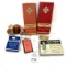 Vintage Coats and Clarks empty sewing boxes, Sears Roebuck and Handy Midget darning cotton box