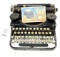 Antique Underwood standard portable typewriter