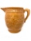 Vintage stoneware burnt orange pitcher