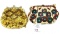 Two vintage sequined clutches