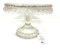 Vintage cut glass cake stand