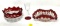 Two antique red souvenir glass candy dishes and one goblet