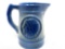 Antique salt glazed stoneware creamer with Indian