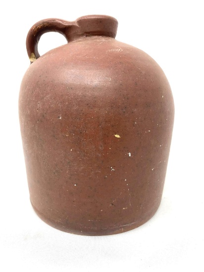 Antique brown crock jug