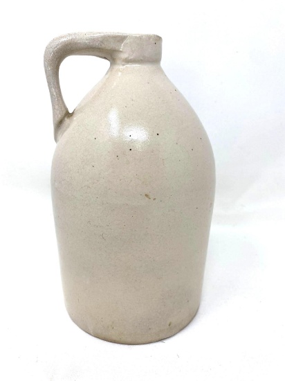 Antique E S & B White crock jug