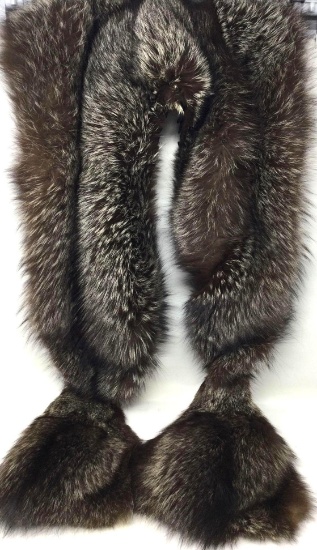 Vintage fur shawl