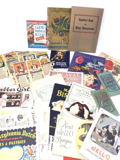 Vintage cookbooks, spool pets and more