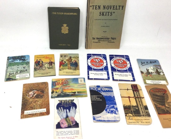 Vintage Creston Iowa memo books and more