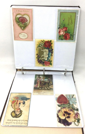 Album of vintage postcards (not full)