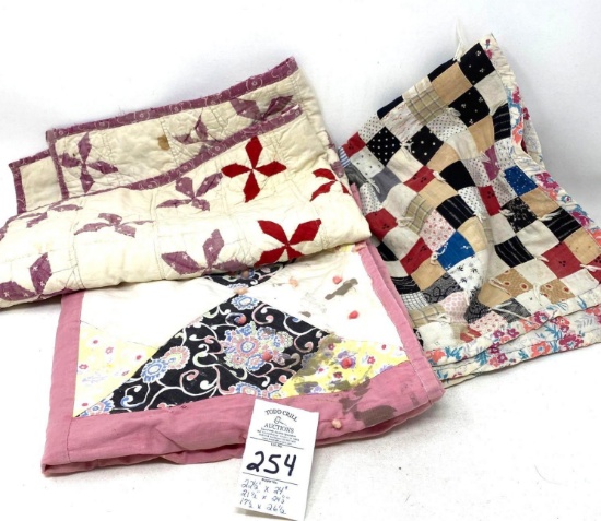 Three baby quilts