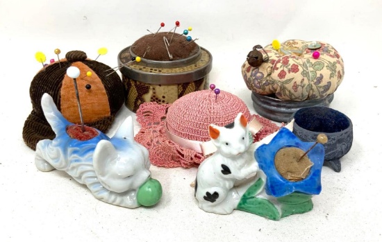 Vintage pin cushions one Japan and made in Japan
