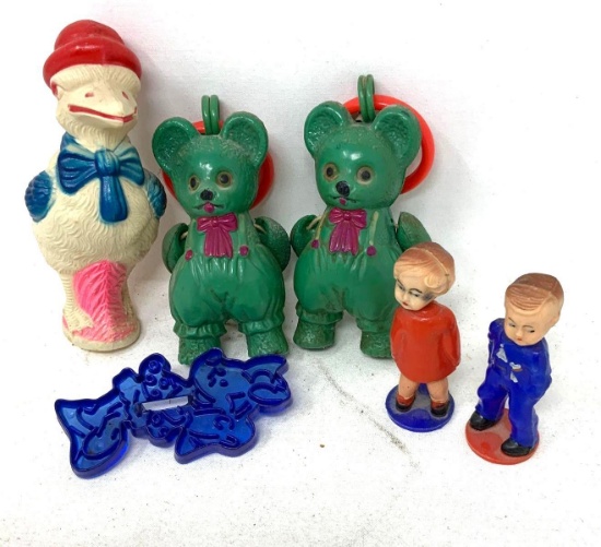 Antique plastic toys