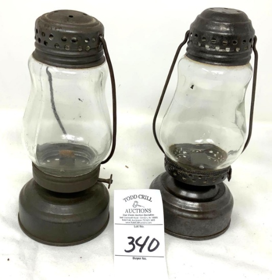 Two antique lanterns