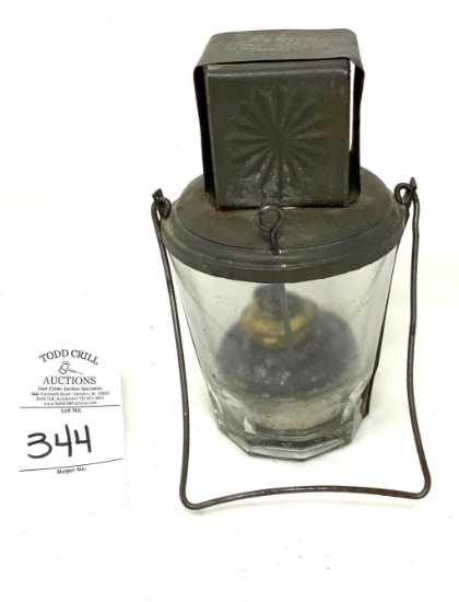 Star patented January 13, 1874 gas lantern Tumbler