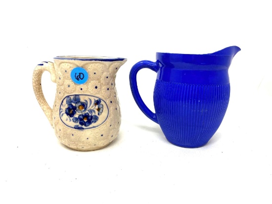 Two vintage pitchers
