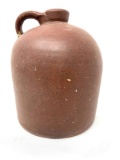 Antique brown crock jug