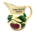 Farmers Co-Op Elev. Panora, IA Watt Pottery pitcher