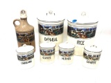 Antique Eleanor Czekc Slovakia Canister set
