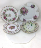 Antique decorated plates some Bavaria