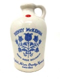 Henry McKenna, Fairfield, Nelson County, Kentucky bourbon crock jug