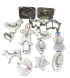 Vintage tin cookie cutters