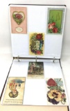 Album of vintage postcards (not full)