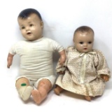 Two antique dolls