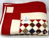 Hand stitched quilt
