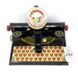 Antique De-Luxe dial typewriter