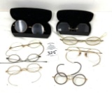 Eight pair of spectacles two cases