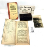 Creston Iowa advertising and 1875 diary