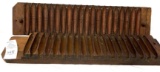 Antique wooden cigar mold